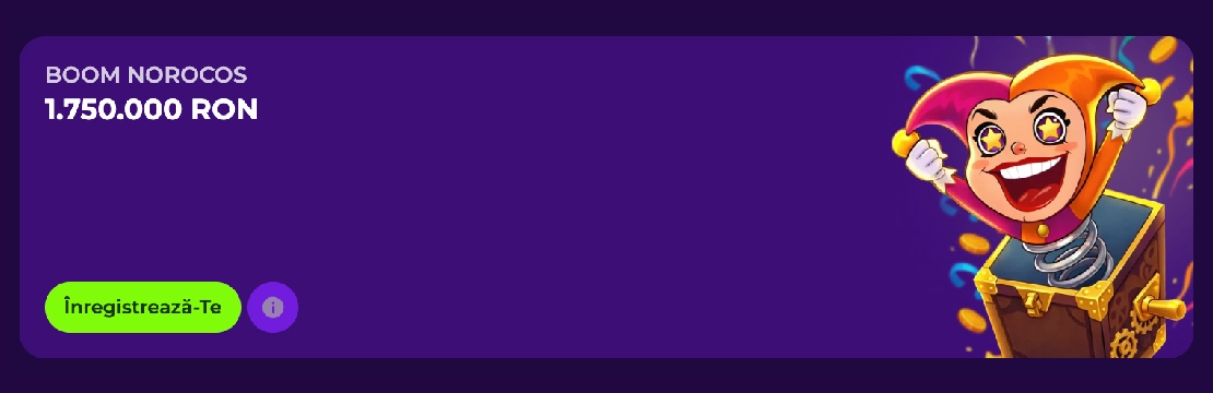Gambloria boom norocos 1 750 000 RON